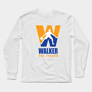 Walker Custom Player Basketball Your Name The Legend T-Shirt Long Sleeve T-Shirt